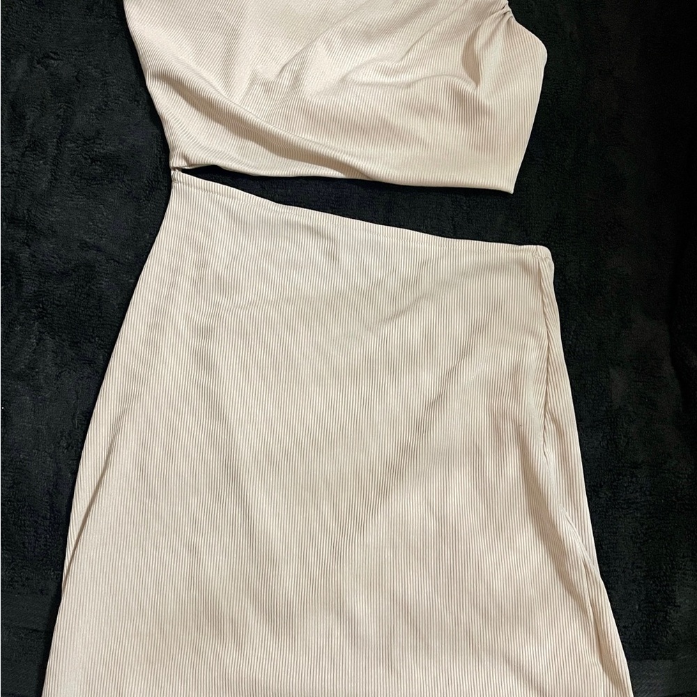 SHEIN Cream Mini Dress (NEVER WORN)